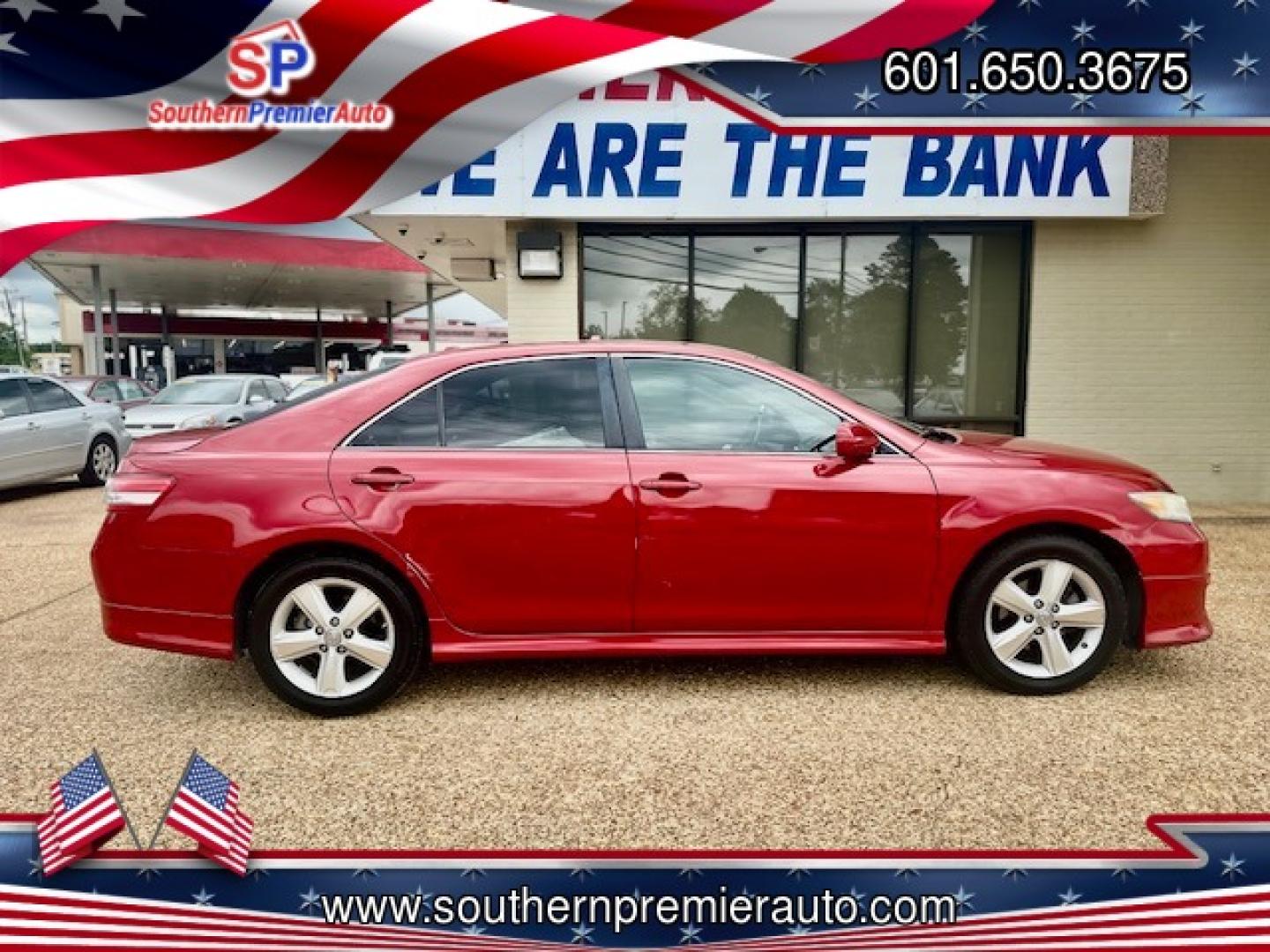 2010 RED TOYOTA CAMRY BASE; SE; LE; (4T1BF3EK7AU) , located at 922 W. Beacon St., Philadelphia, MS, 39350, (601) 650-3675, 32.770447, -89.127151 - Photo#5